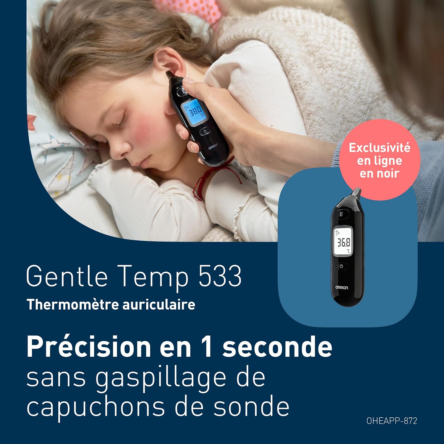 Detalle 2 de OMRON Gentle Temp 533 thermomètre 1 s 🌡