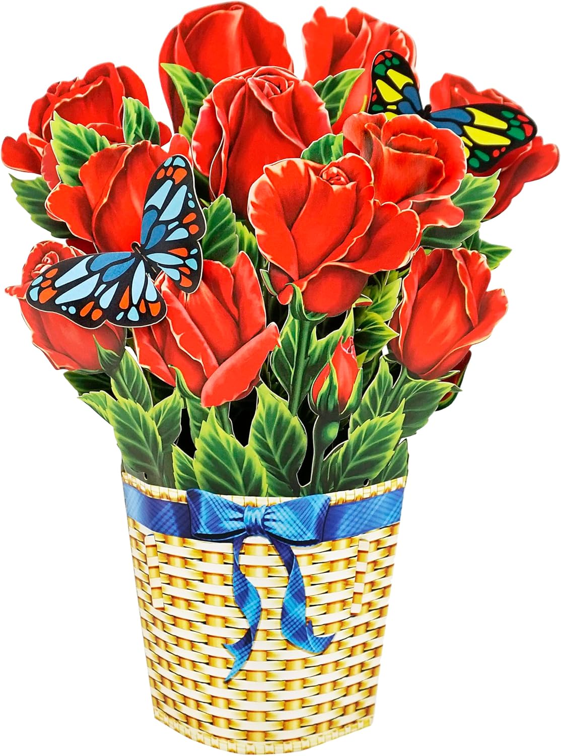 Thumbnail 1 de CUTPOPUP Red Rose Bouquet 3D Pop Up Greeting Card (26x30cm) for Birthday, Mother’s Day and more
