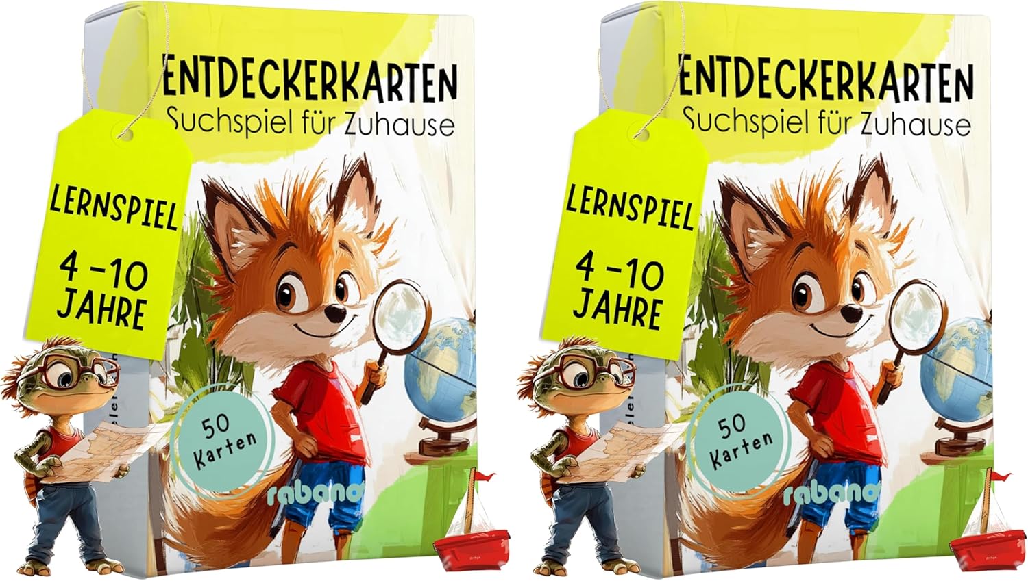 Thumbnail 6 de 50 Entdeckerkarten für Kinder – Schatzsuche Spiel 🎲