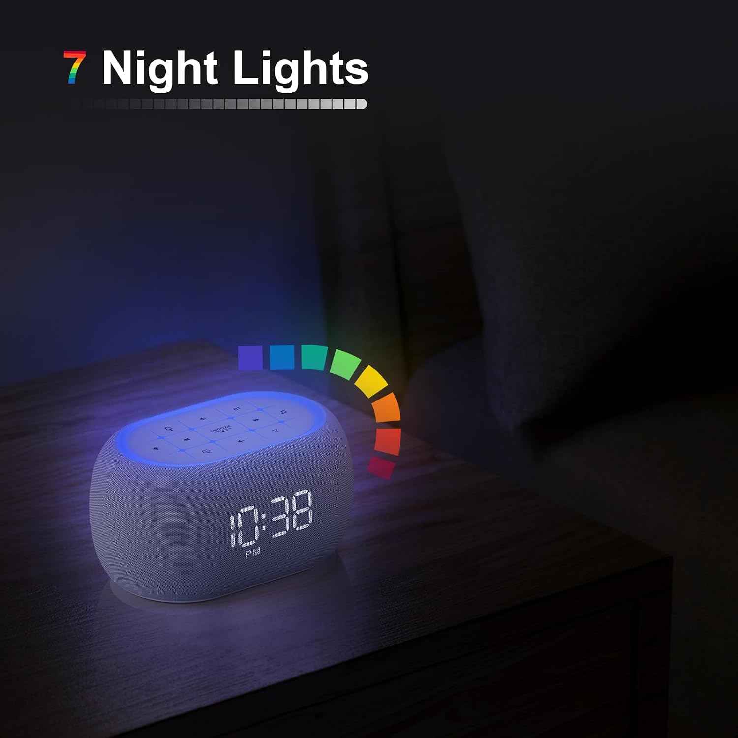 Thumbnail 6 de ANJANK Sound Machine Alarm Clock with 21 Sounds
