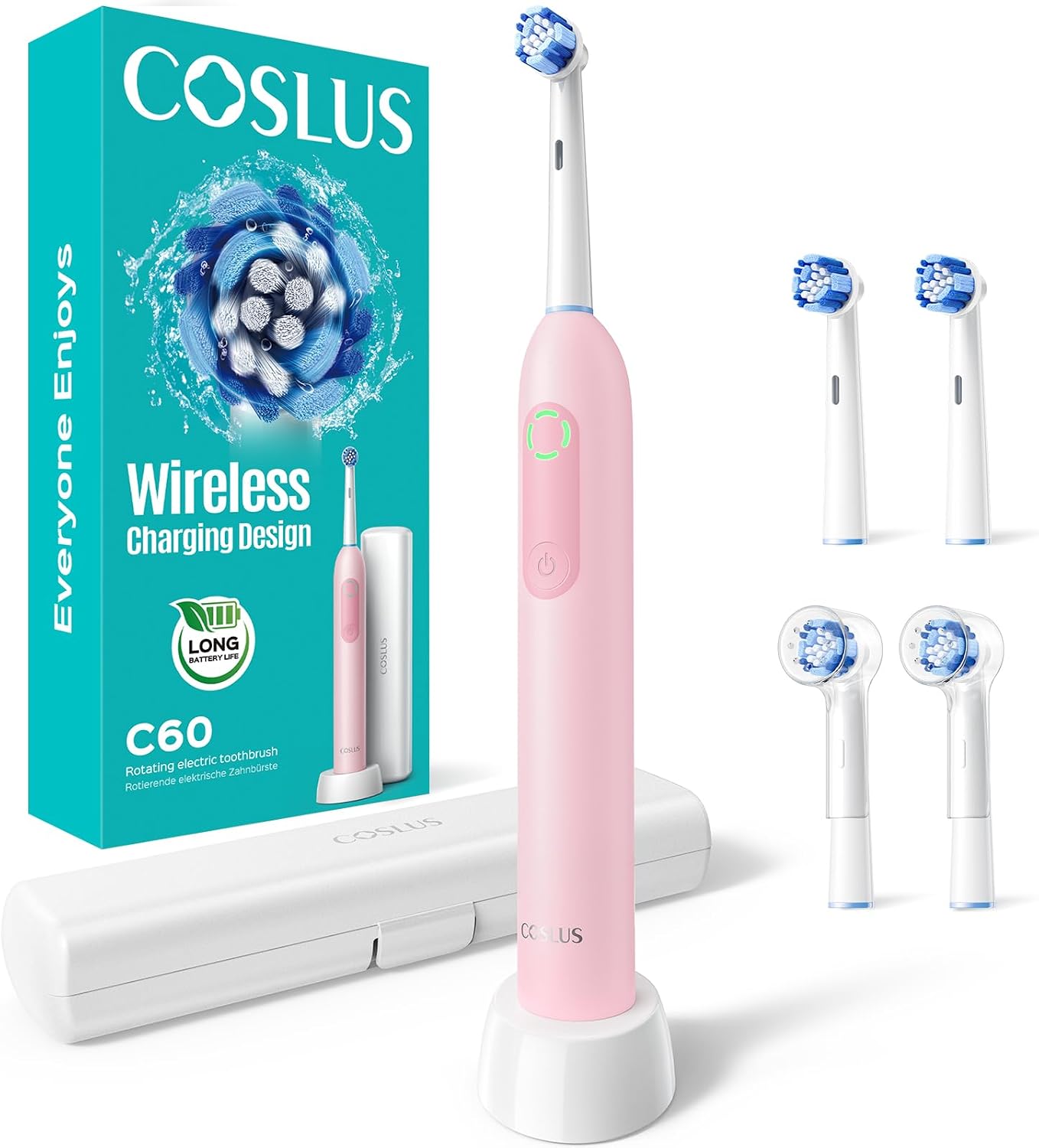 Detalle de COSLUS Rotating Electric Toothbrush C60