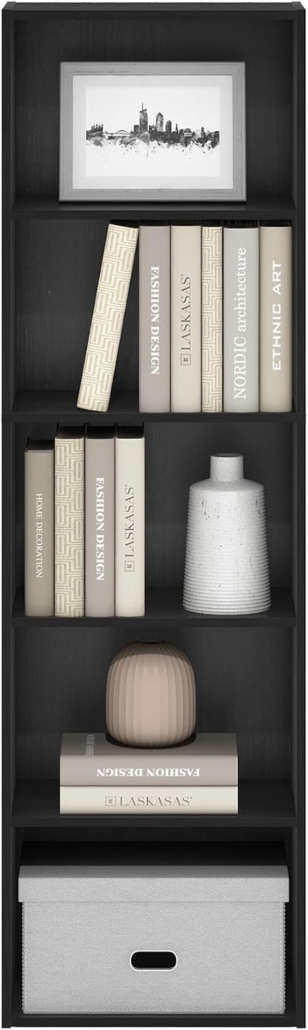 Detalle 2 de Furinno LUDER 5-Cube Bookshelf 9.4x15.8x52