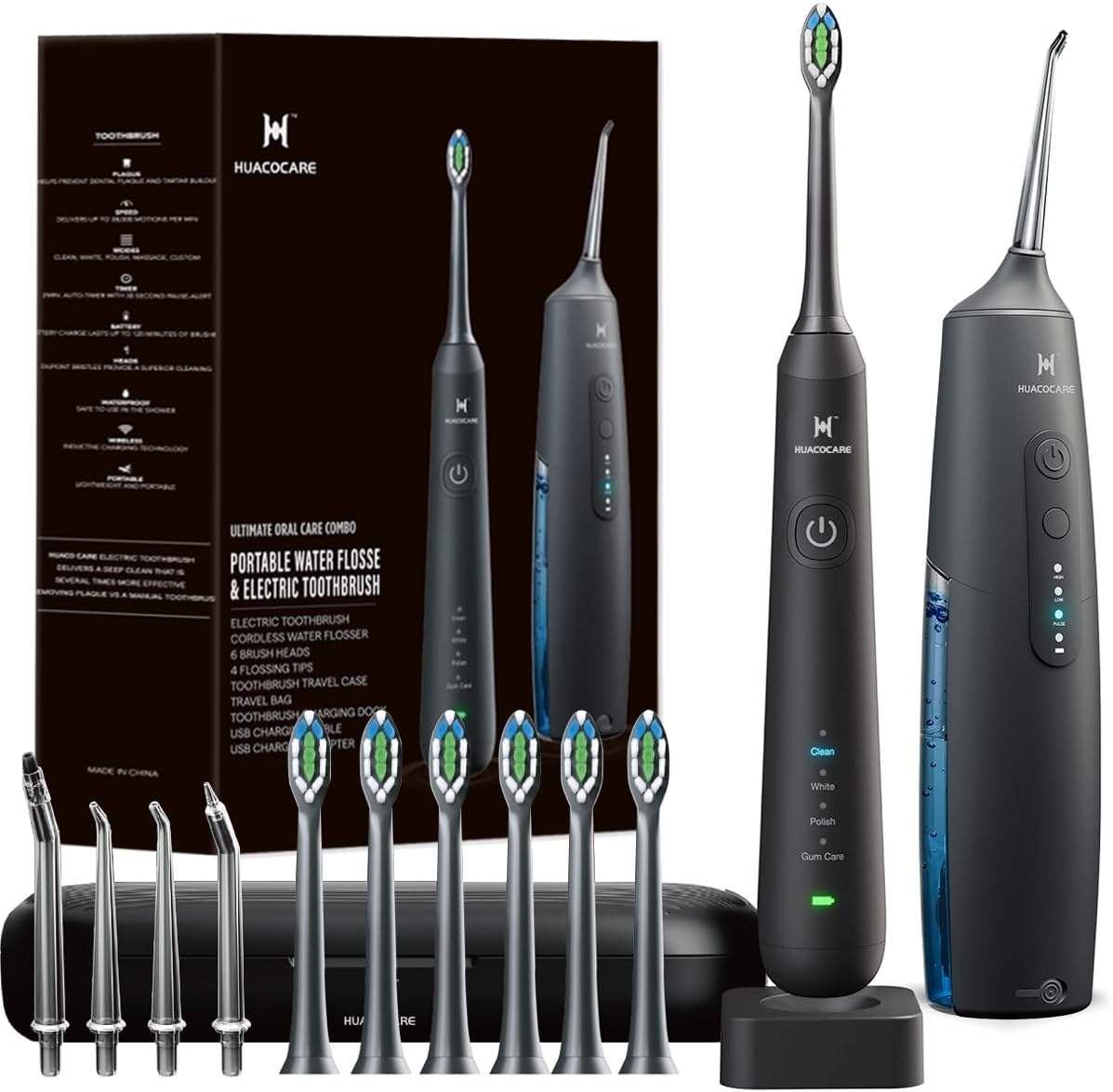 Kit pulizia orale 200ml spazzolino elettrico 🪥