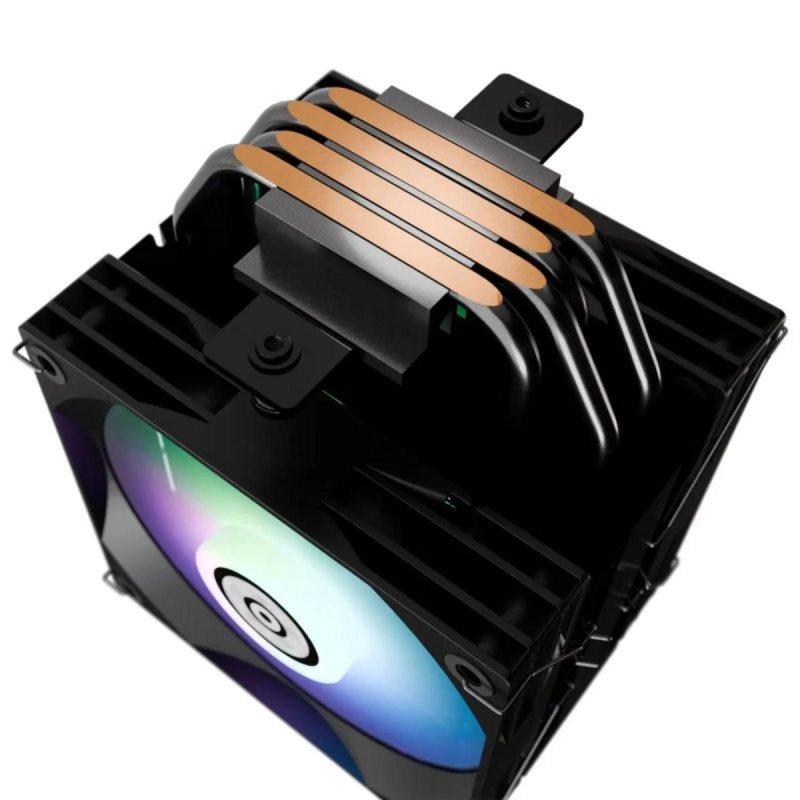 Detalle de Enermax ETS-T41D-ARGB: disipador CPU 2x120 mm con ARGB y TDP 250 W — ficha rápida