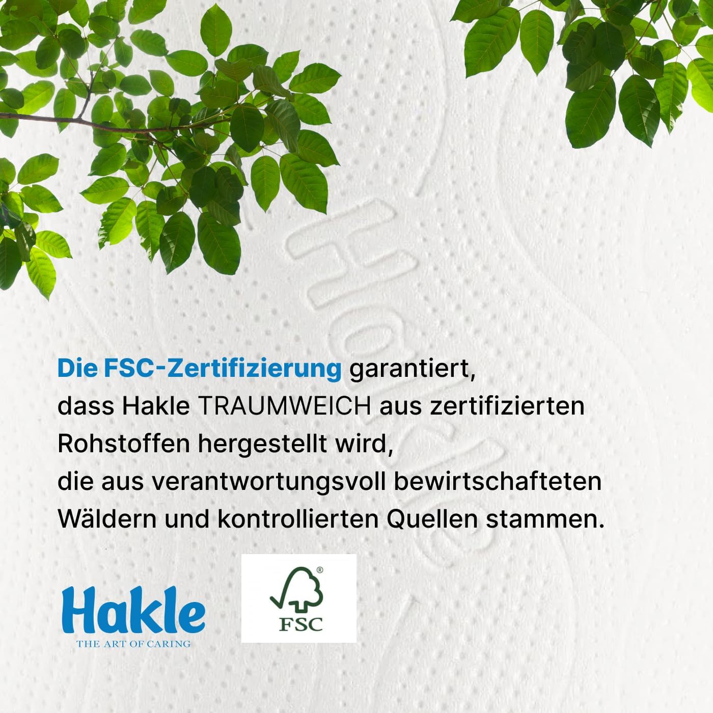 Detalle de Hakle Traumweich Toilettenpapier – 72 Rollen, 4-lagig, 130 Blatt pro Rolle, Duftfrei