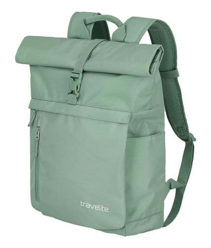 Detalle 2 de Travelite Rolltop Handgepäck Rucksack BASICS, 60 cm, 35 Liter – vielseitig, flexibel und robust