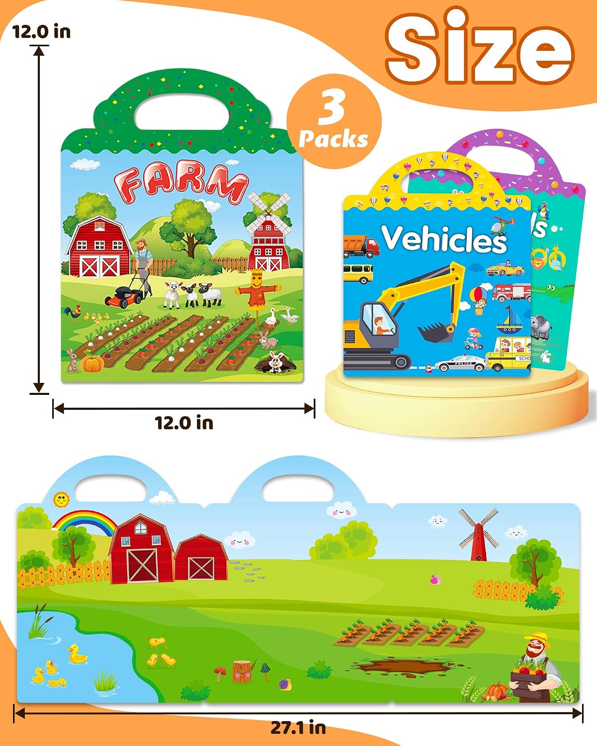 Detalle 2 de Walenced Reusable Sticker Book 111