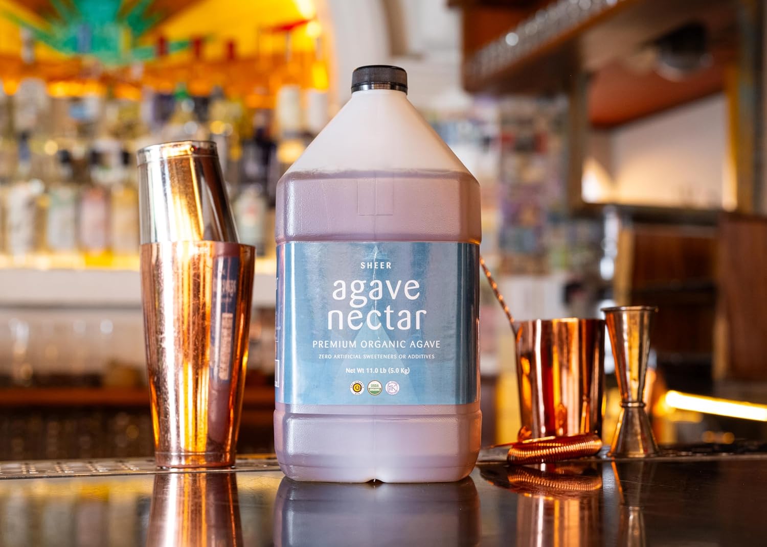 Detalle de Sustainable Agave Co Organic Light Agave Syrup, 128 Fluid Ounces