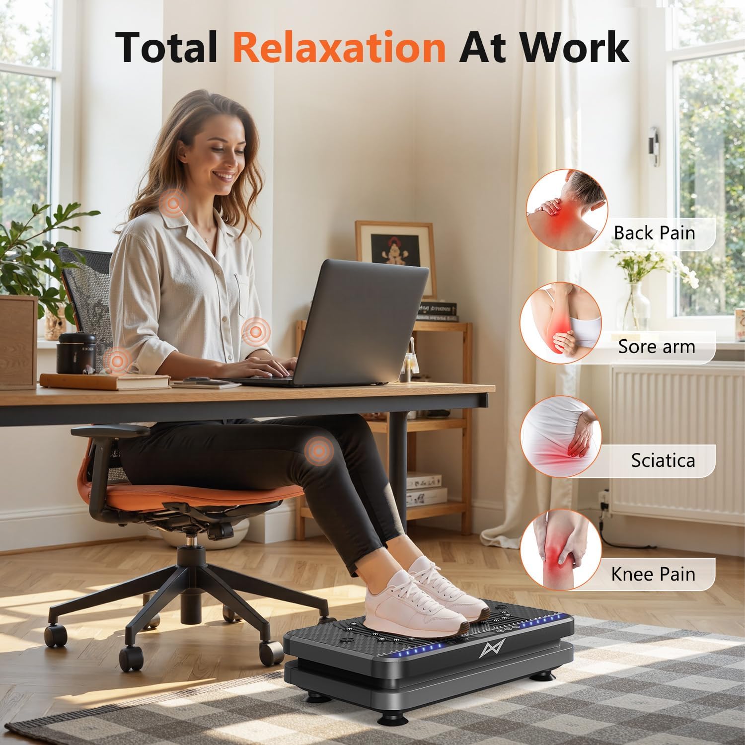 Detalle 2 de AXV Vibration Plate 120-Speed Full Body Shaker