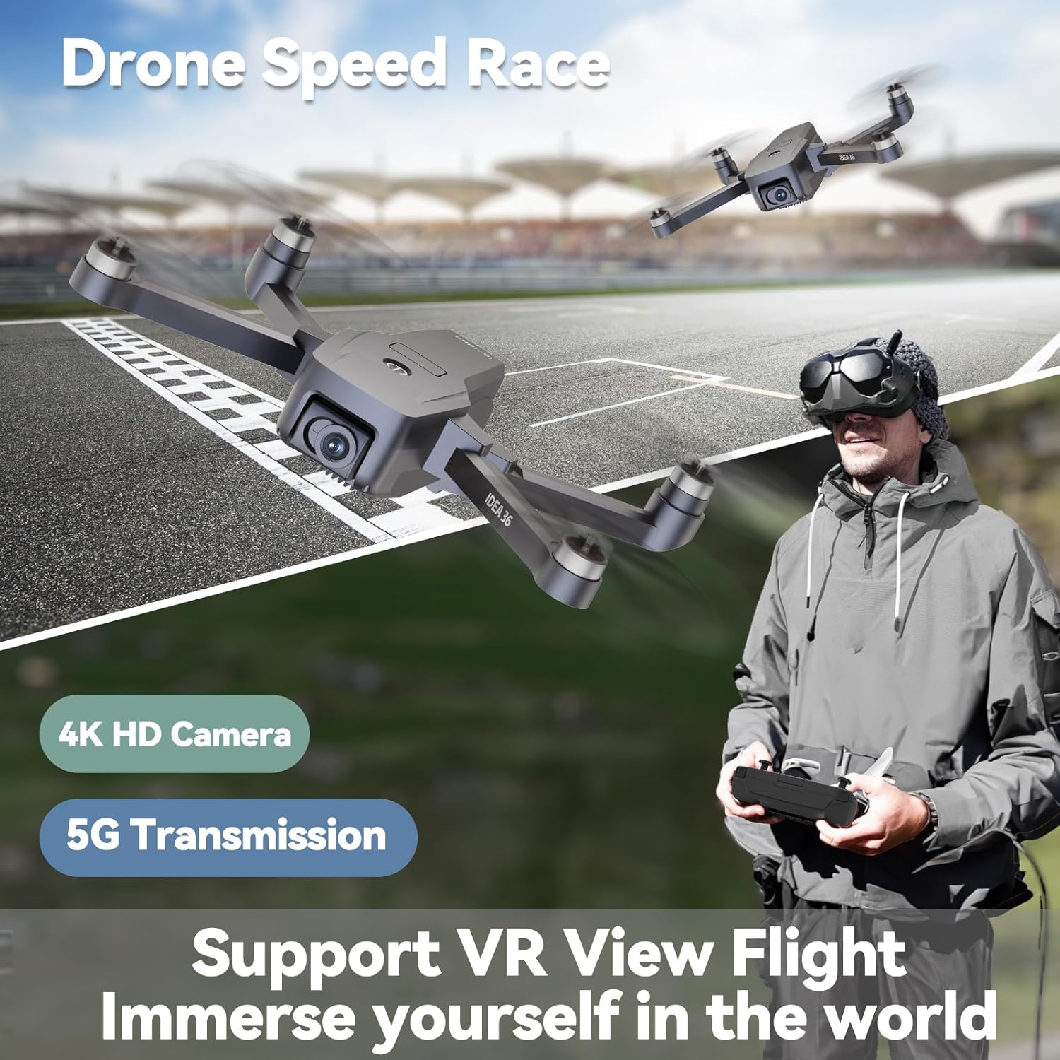 Thumbnail 4 de TTROARDS TT36 Drone GPS con Fotocamera 4K
