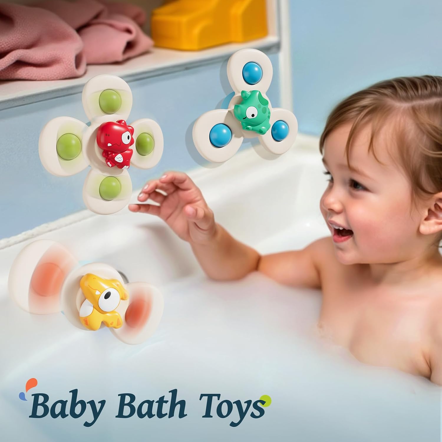 Thumbnail 6 de CalfQueen Suction Cup Spinner Toy for Ages 1–3