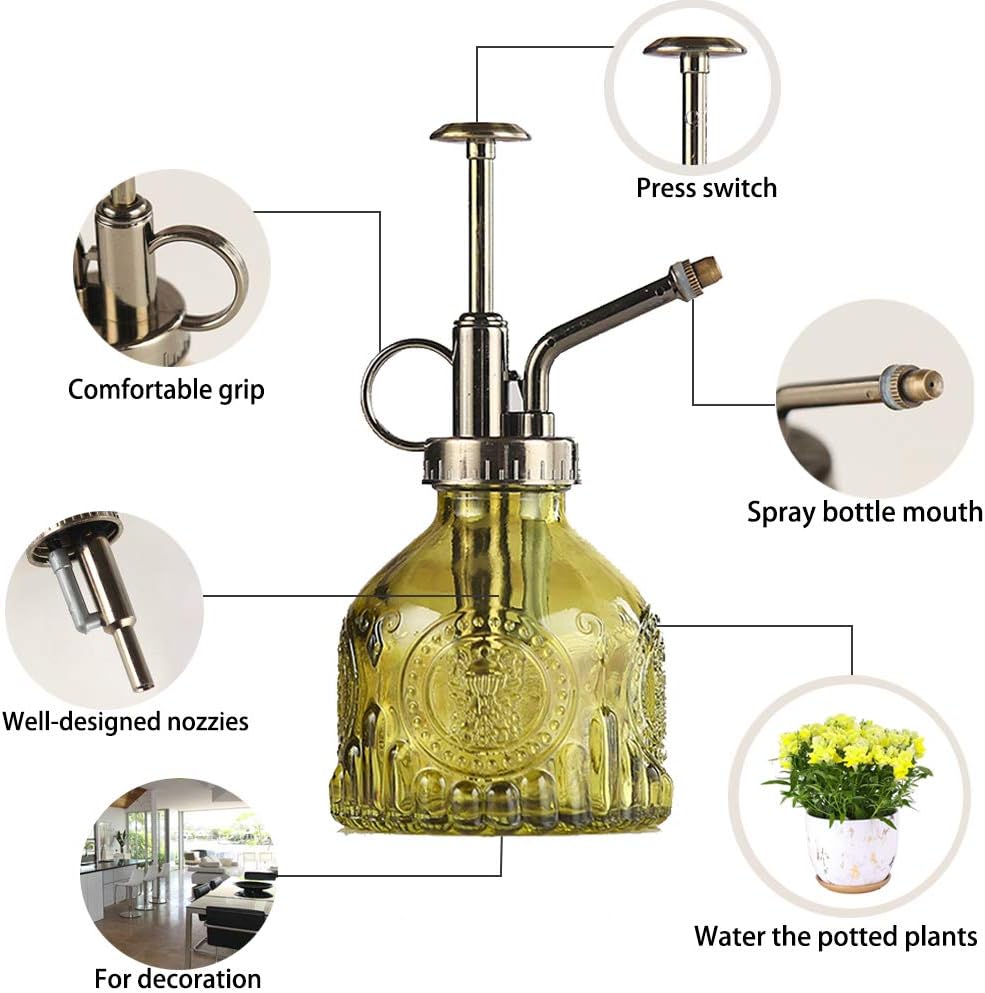 Detalle 2 de ZIUHEOA Plant Mister Glass Bottle