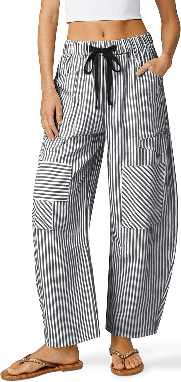 Detalle de TARSE Women's Pants, Linen Blend