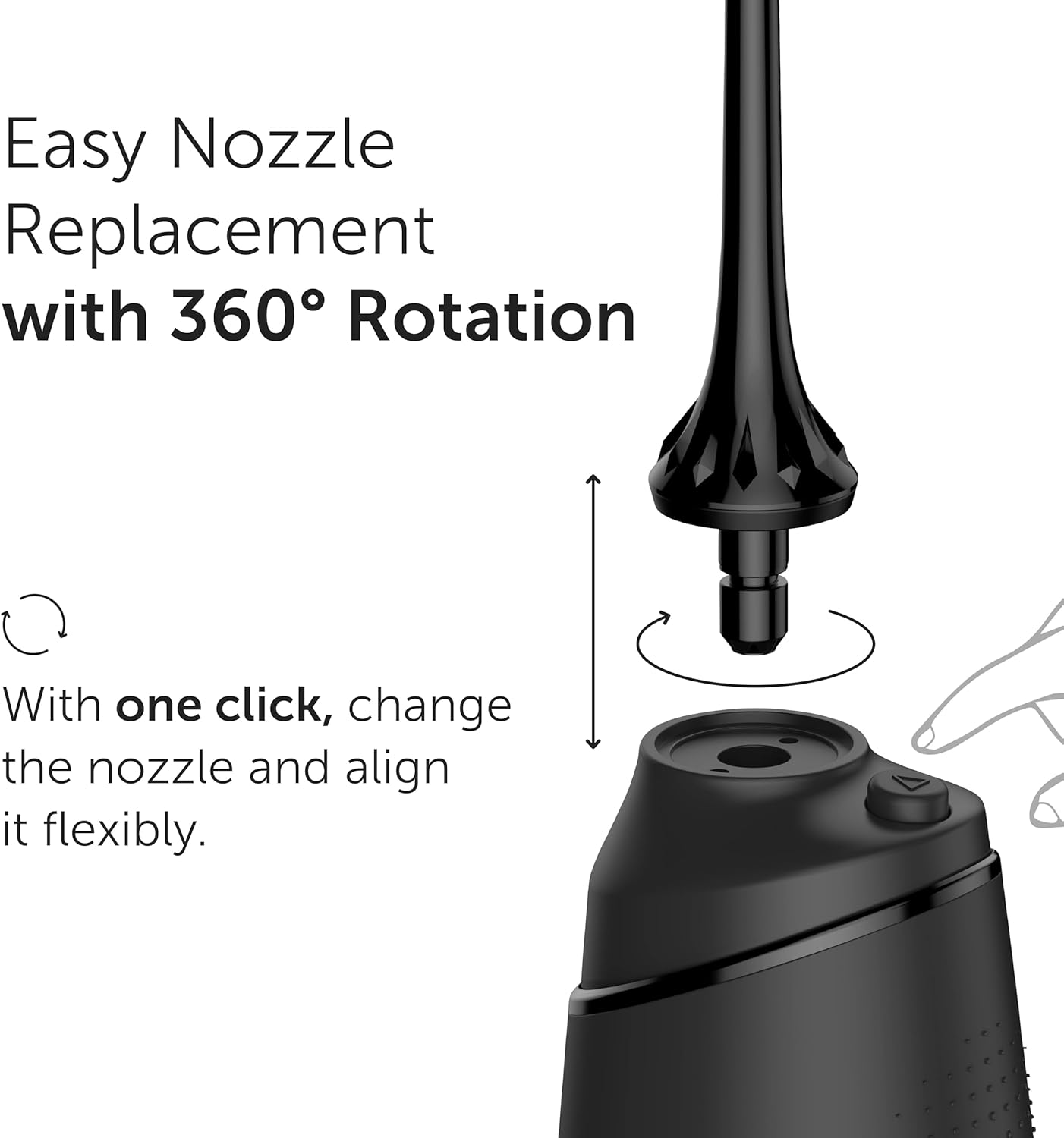 Detalle 1 de Wondersmile Replacement Nozzles for Waterflow Oral Irrigator Pack of 4