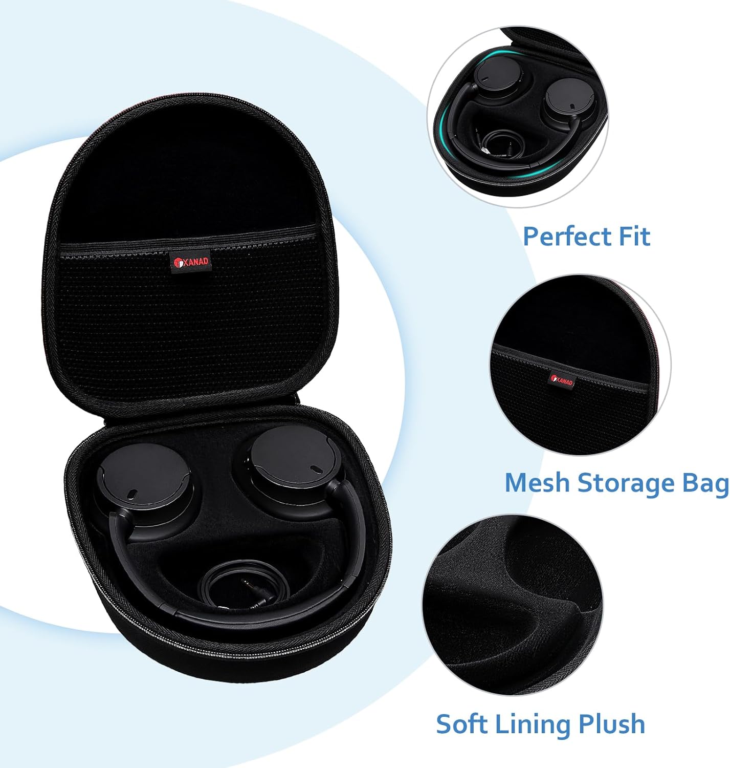 Thumbnail 3 de XANAD Hard Headphone Case for Sony WH-CH720N/CH700N/CH710N