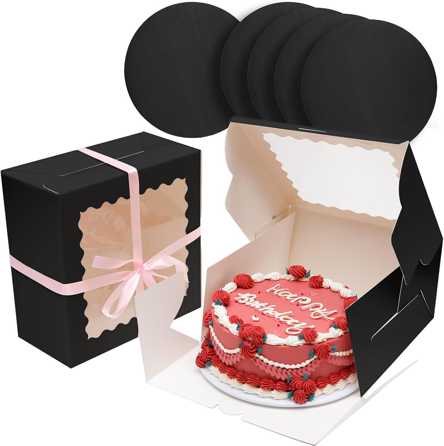 Thumbnail 6 de Gcardist 10x10x5 Inch Cake Box 🎂