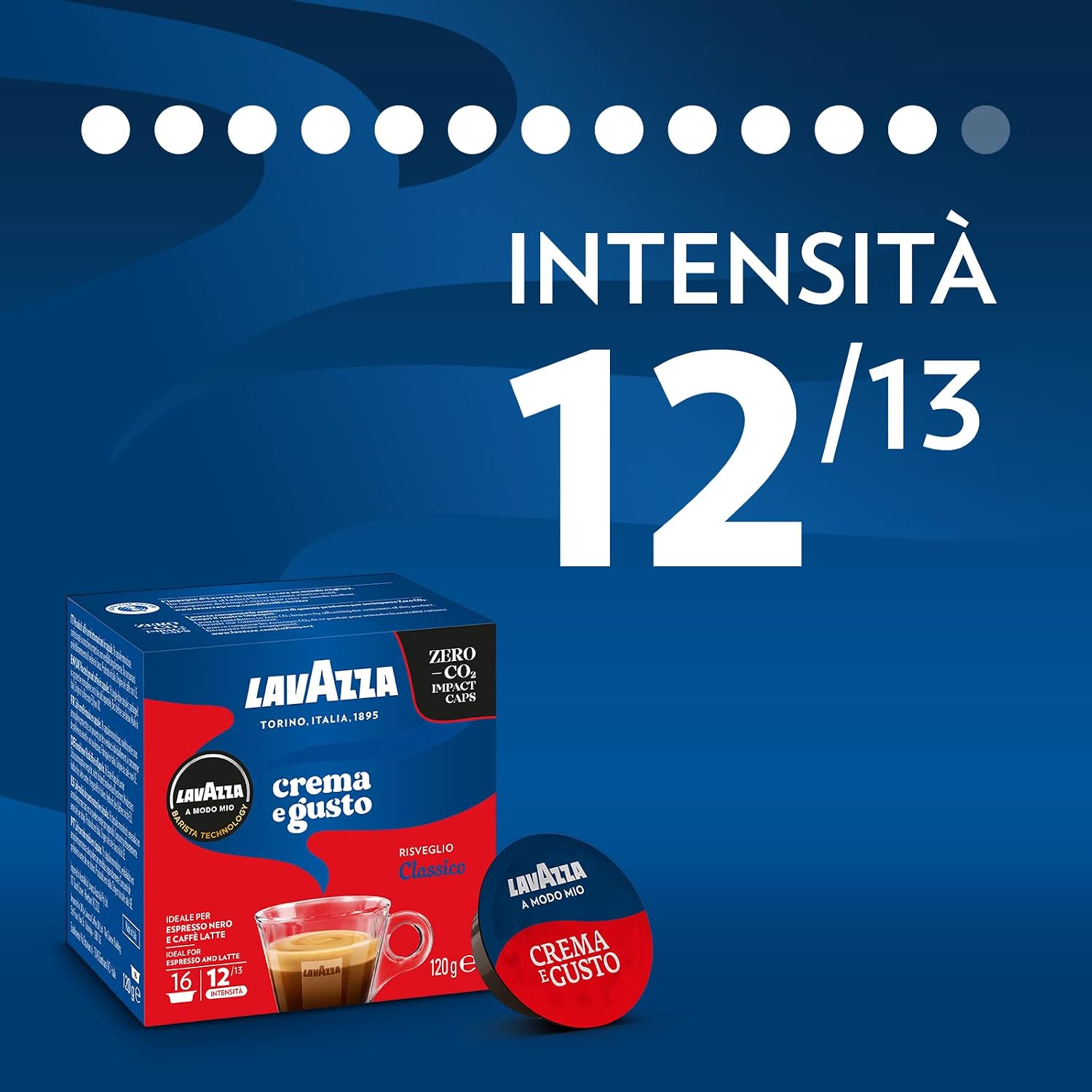 Thumbnail 3 de Lavazza A Modo Mio Crema e Gusto Classico – 90 Capsule