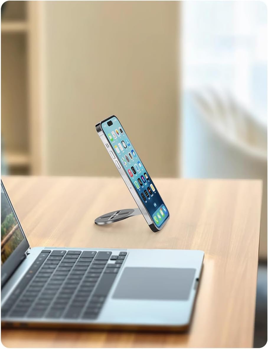 Detalle 1 de ALAFLY Magnetic Laptop Phone Holder with Foldable Side Mount