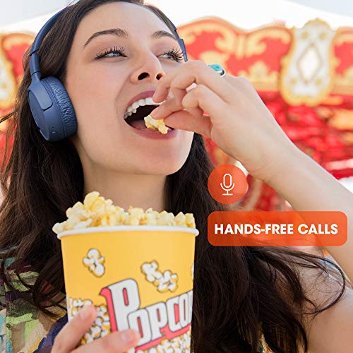 Detalle de JBL Tune 510BT Wireless Headphones: Up to 40 Hours Battery, Pure Bass Sound, and Everyday Comfort