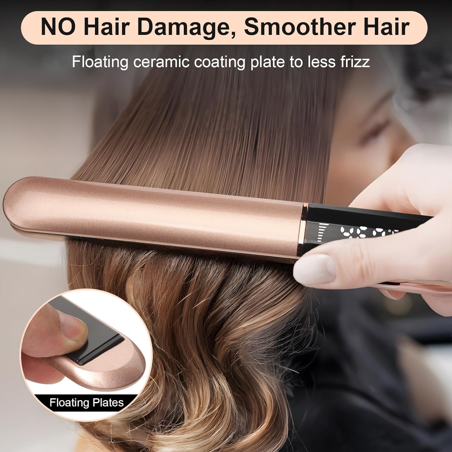 Thumbnail 4 de Flat Iron Hair Straightener 14-temp Digital Display 💇♀
