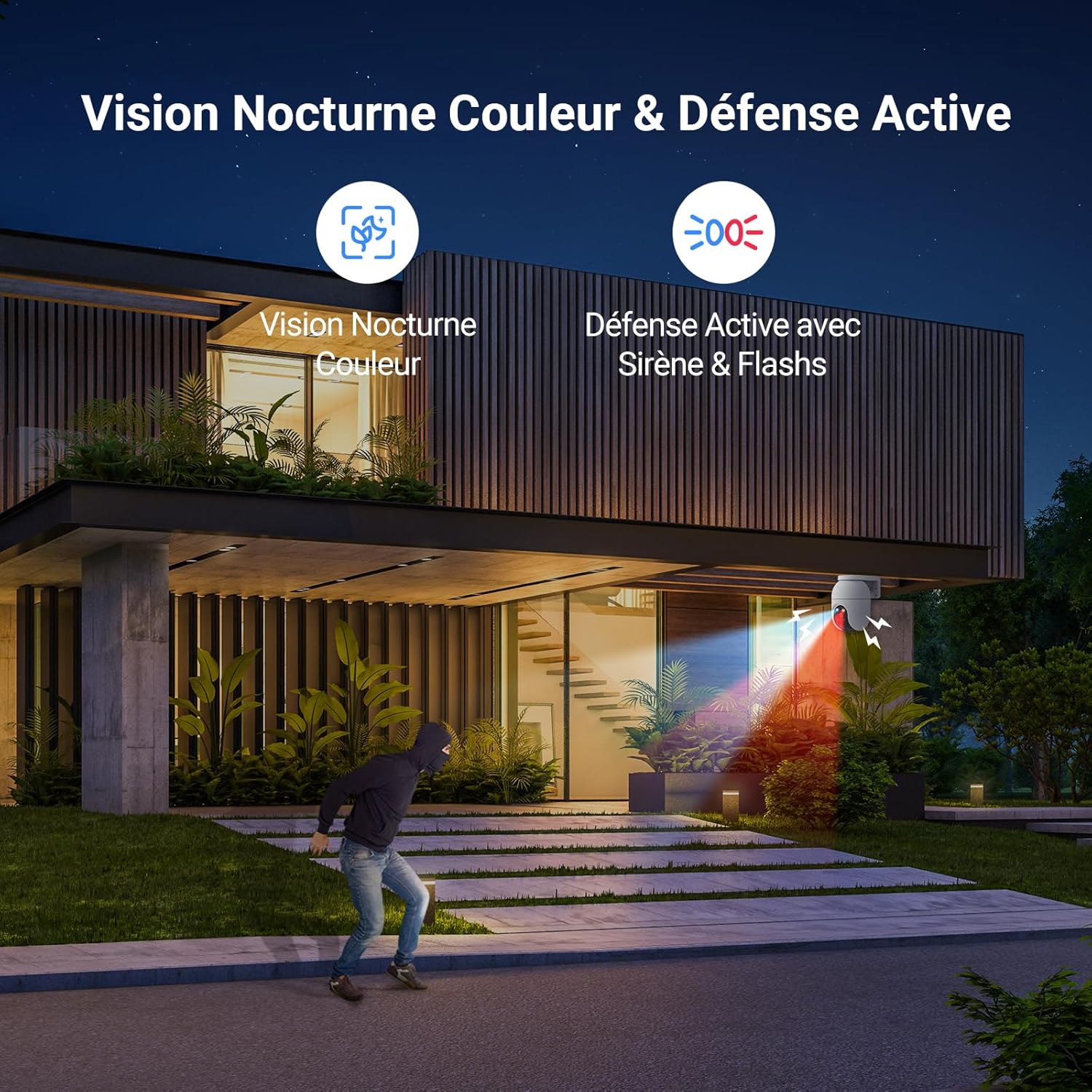 Thumbnail 6 de EZVIZ C8c 2PK WiFi 6 5 MP caméra 360