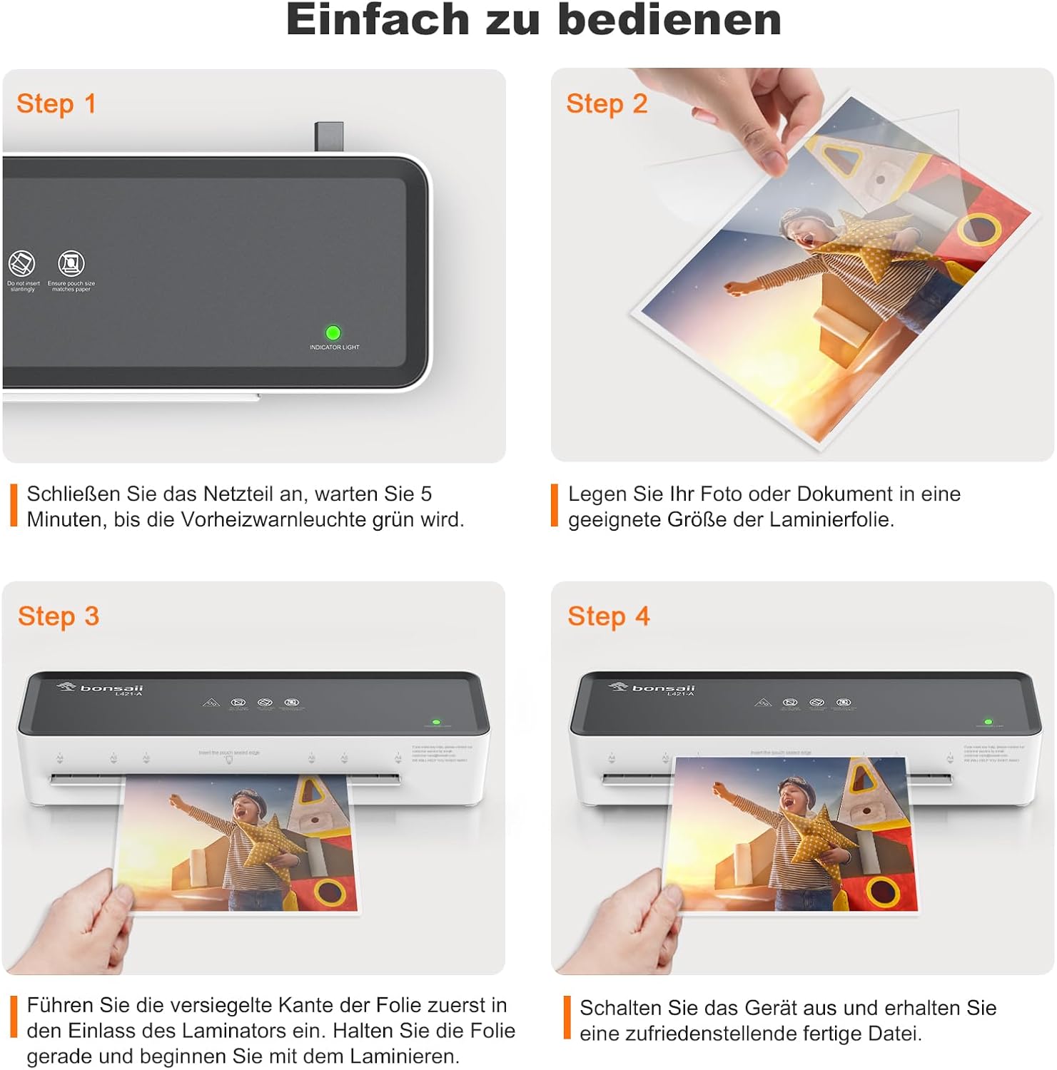 Thumbnail 4 de Bonsaii L421-A Laminiergerät 80–100 Mikrometer 📄