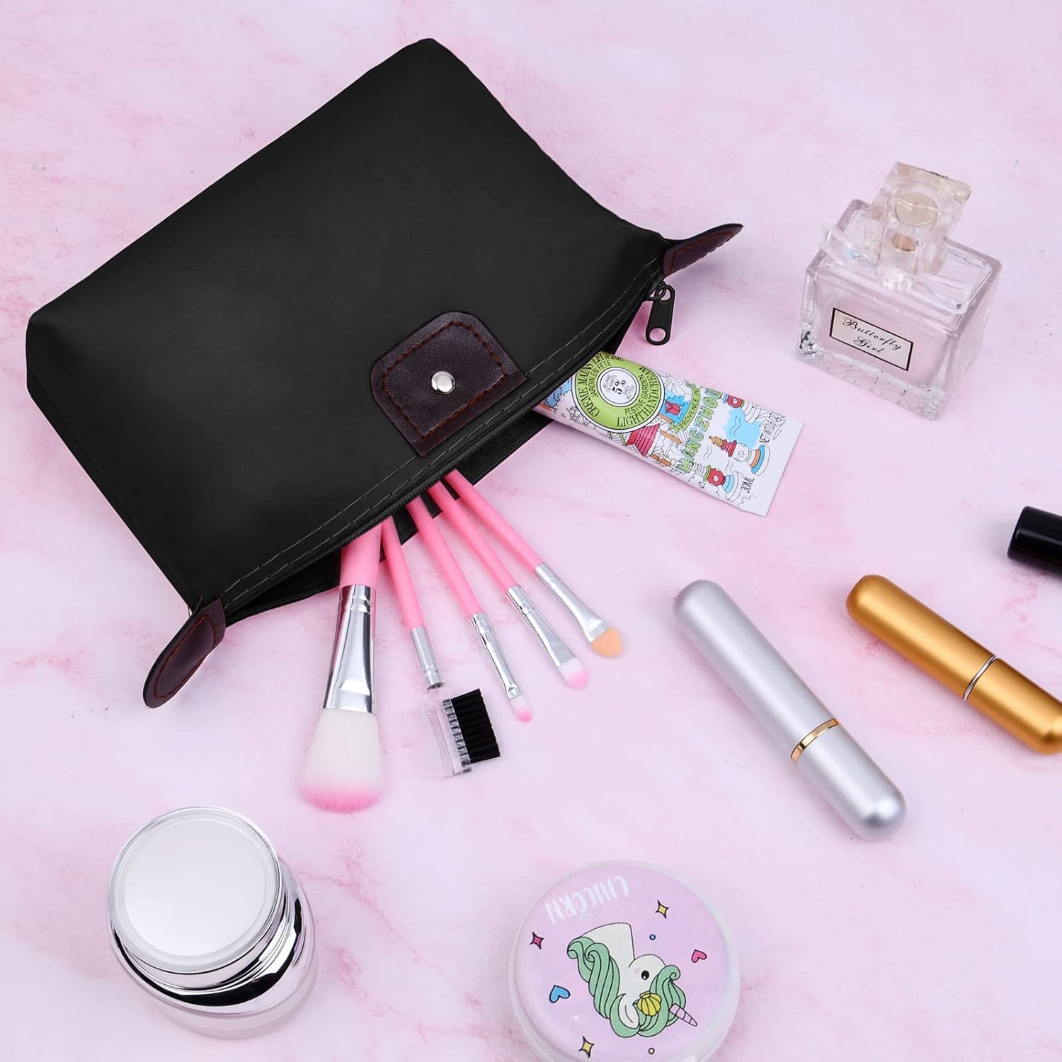 Thumbnail 3 de Aucuu 2PCS Petite Trousse de Maquillage