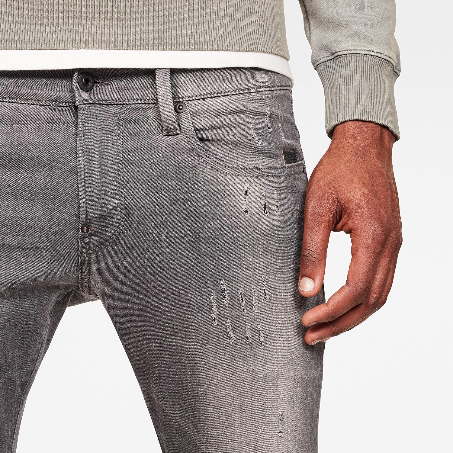Thumbnail 5 de G-STAR Revend Skinny 33W/32L vaqueros gris