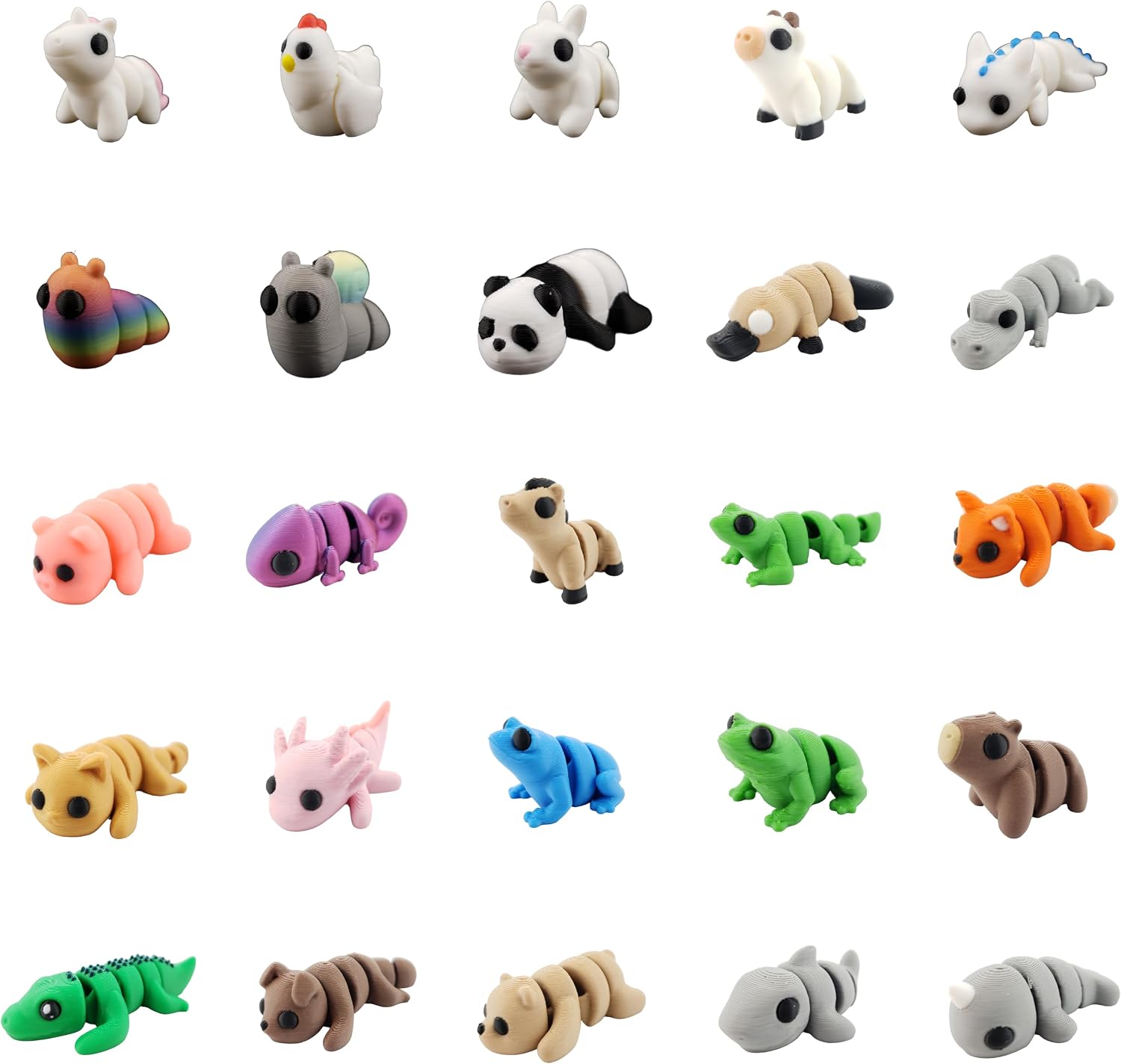 Detalle de Mini Animal Figurines, 20 Pieces