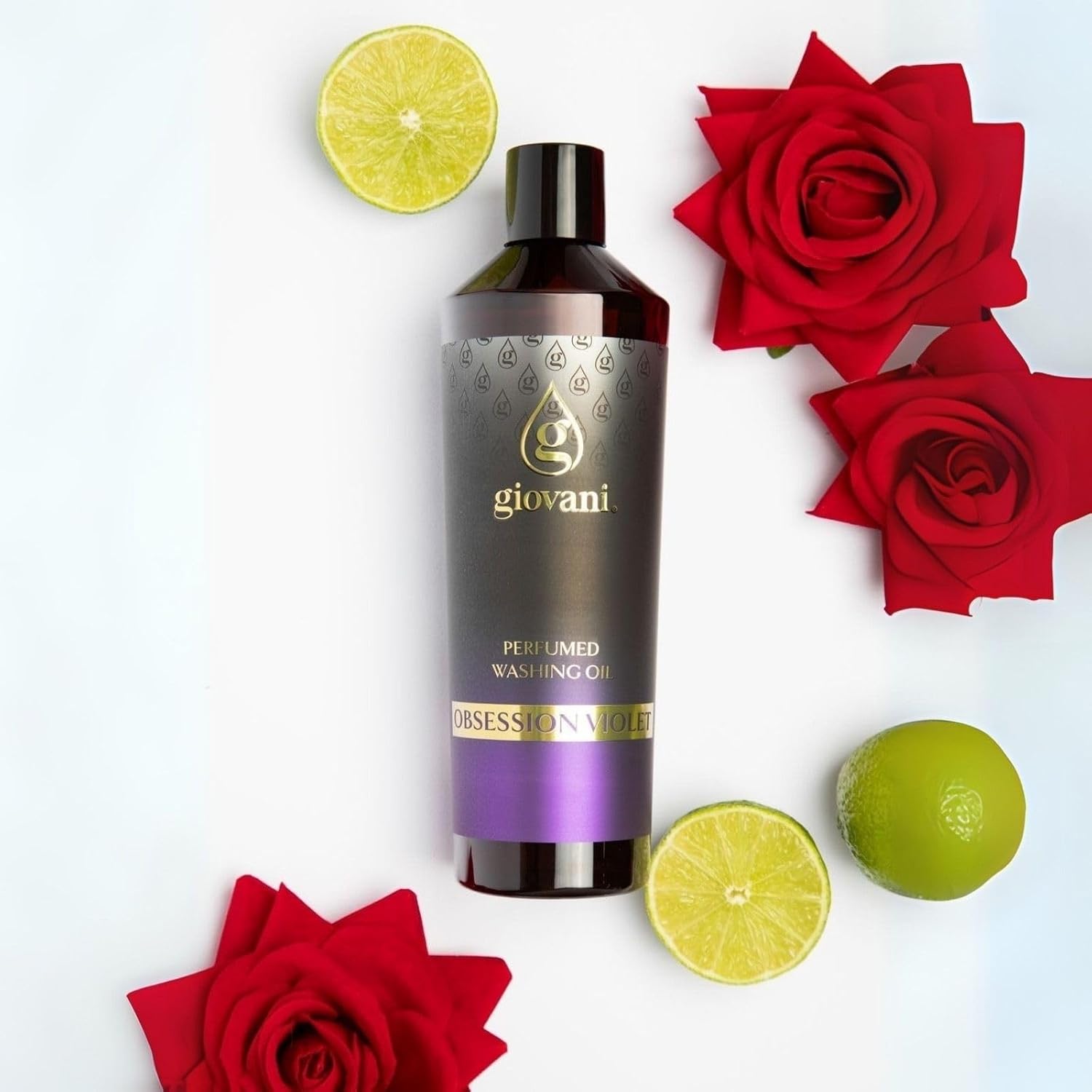 Detalle de Giovani OBSESSION VIOLET wasparfum, 100 ml, bloemige geur en 20 wasbeurten