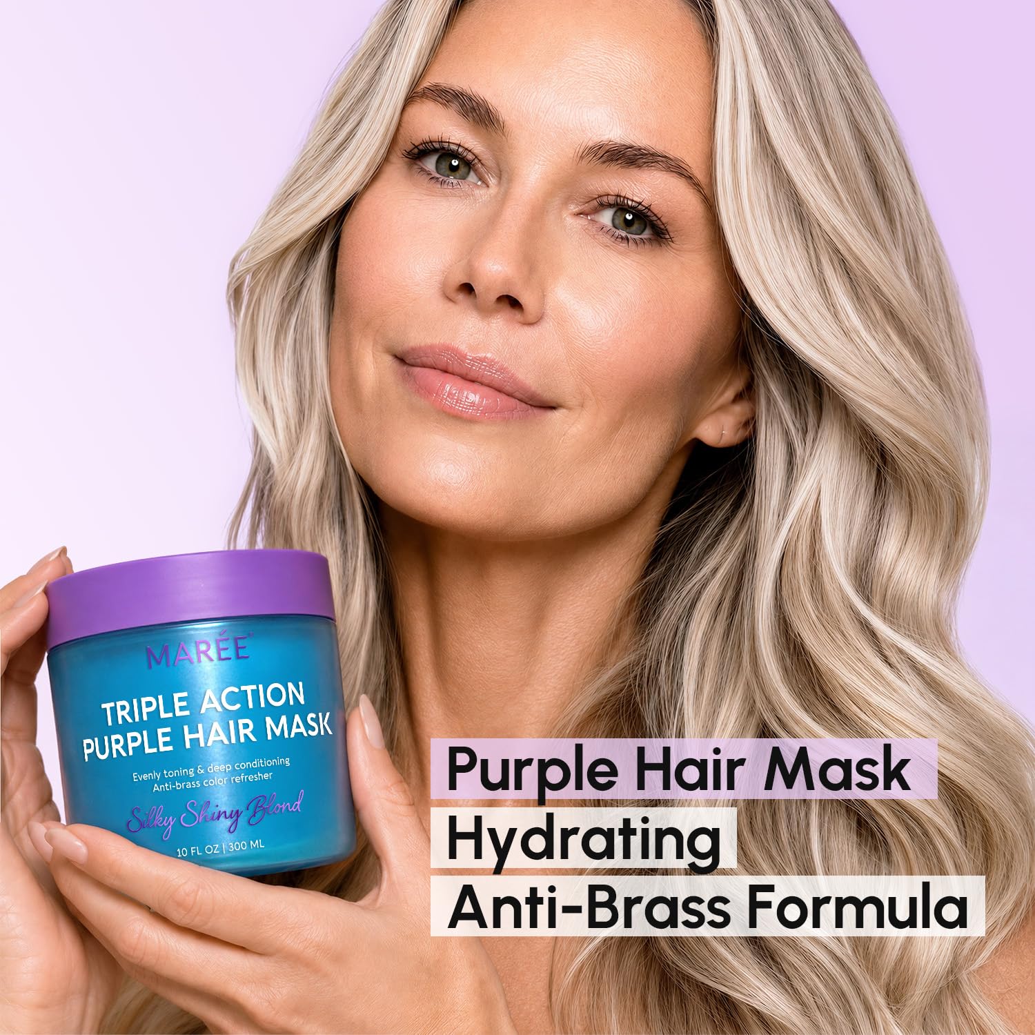 Detalle 1 de MAREE Deep Conditioning Purple Hair Mask 5–10 min
