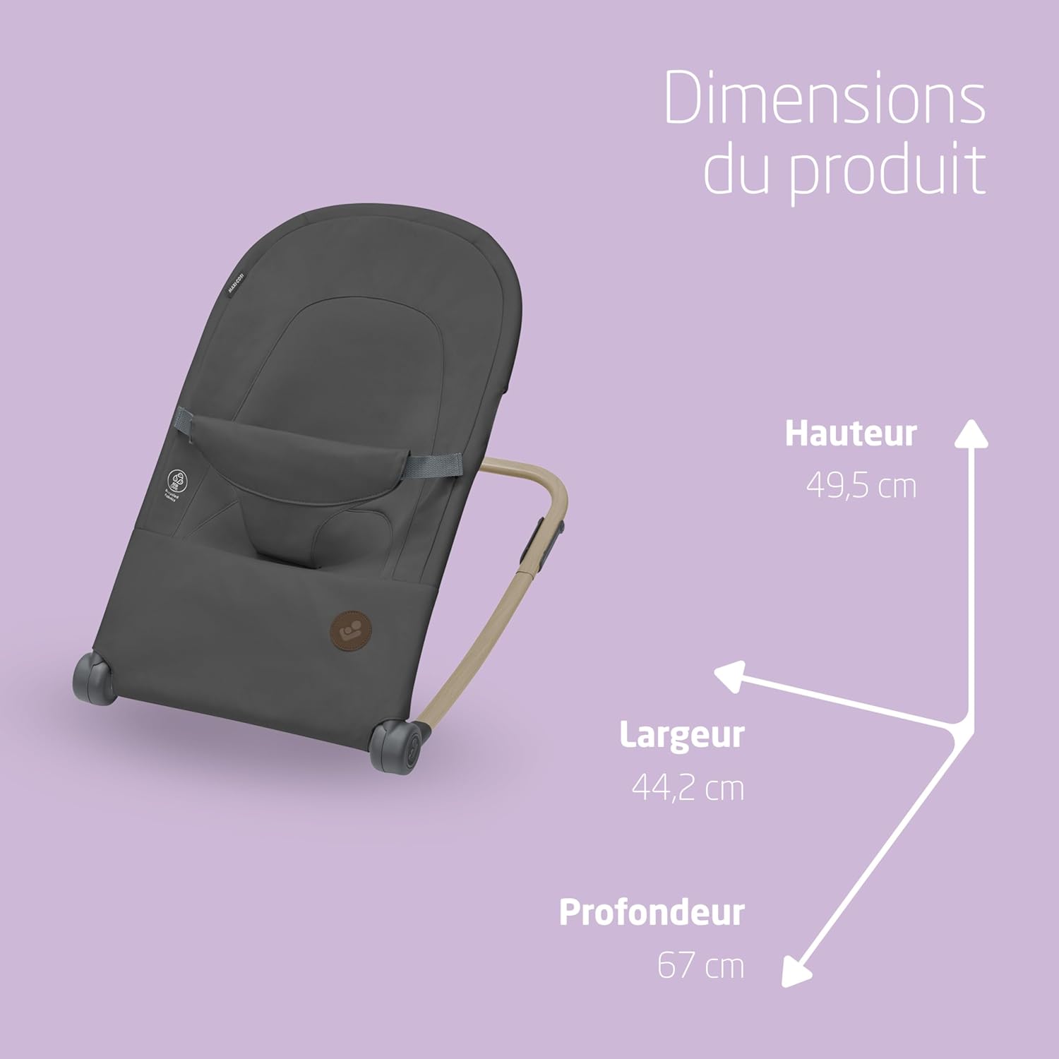 Thumbnail 6 de Maxi-Cosi Loa : Transat bébé ultra compact et léger, 0–12 kg, 2 positions d'inclinaison et housse recyclée