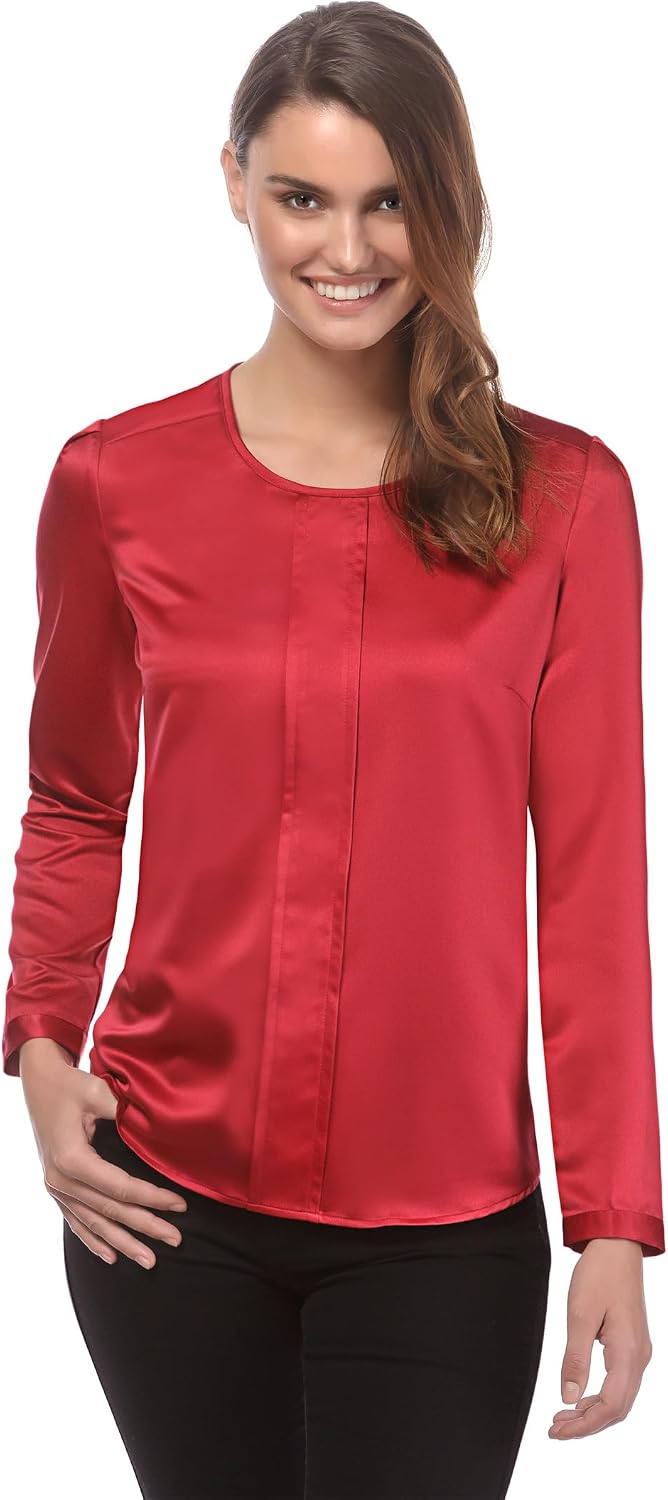 Detalle 2 de Vincenzo Boretti Blusa a taglio abbastanza aderente con scollo rotondo