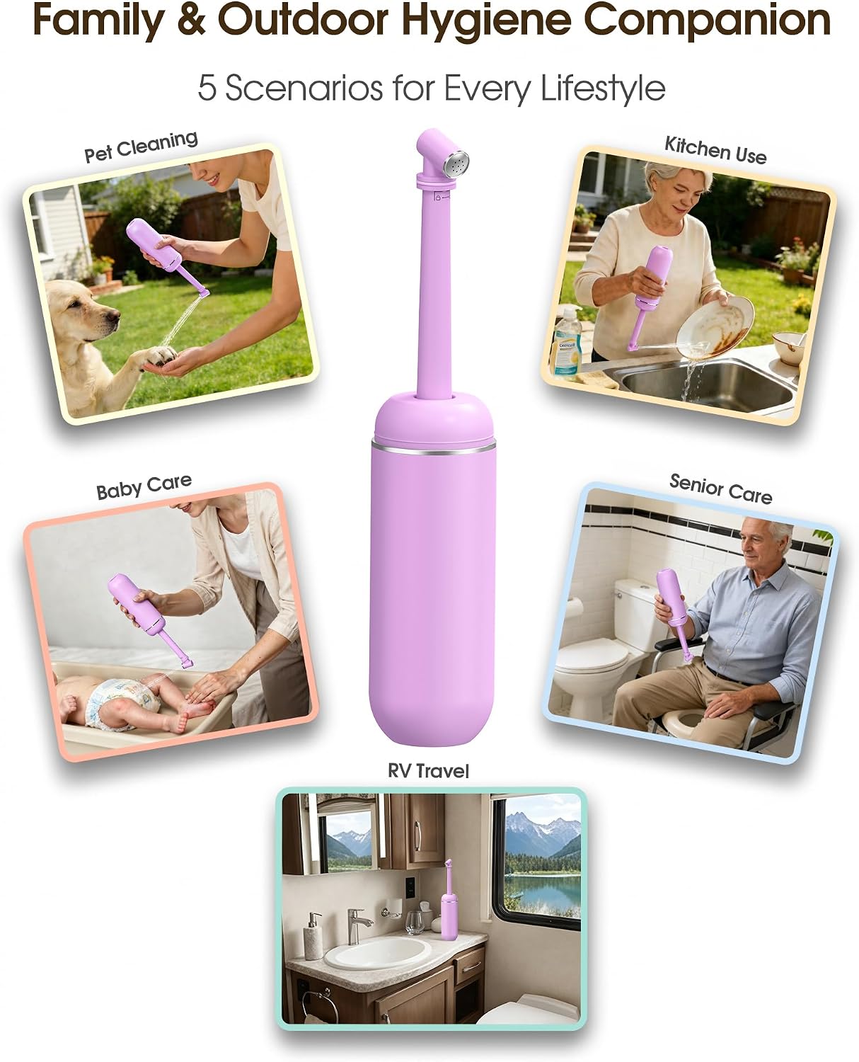 Thumbnail 6 de Redsack PB-01 Portable Bidet, 380 ml with Extendable Sprayer