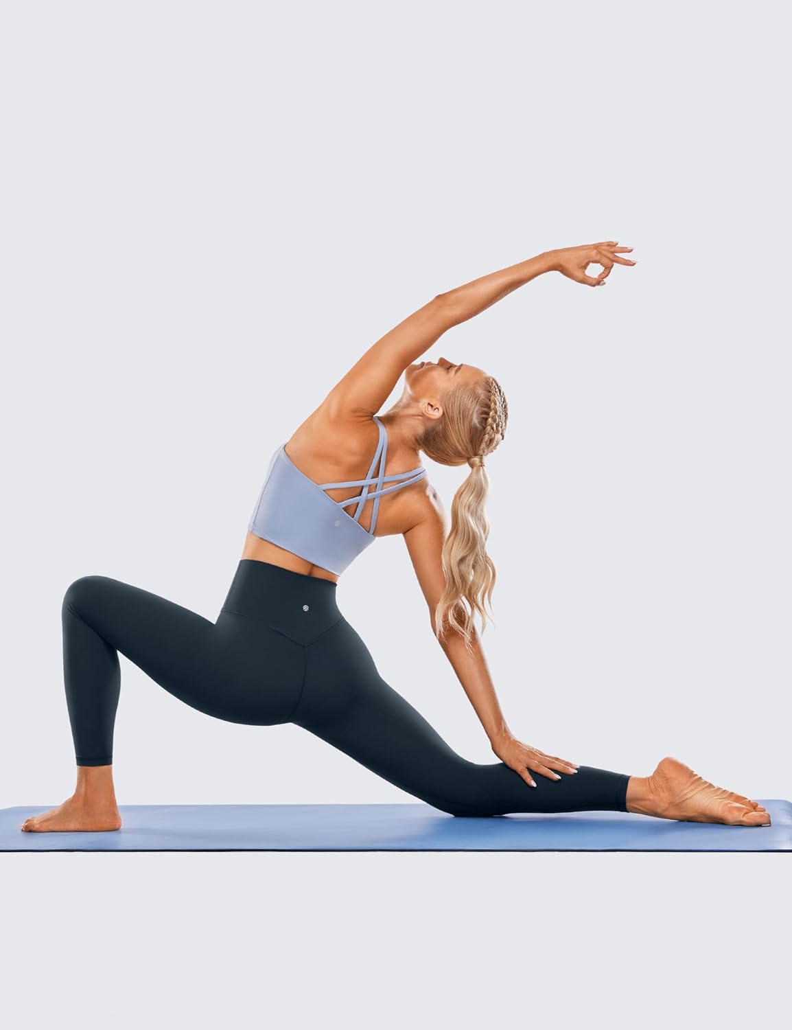 Detalle de CRZ YOGA Donne Brushed Naked Feeling: collant leggings 7/8 da allenamento