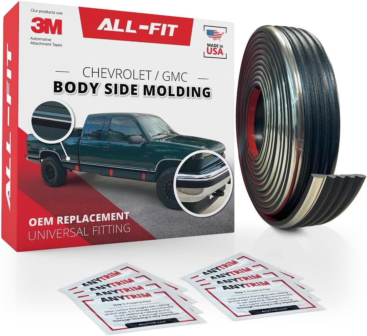 Detalle de All-Fit Automotive Body Side Molding 26 ft