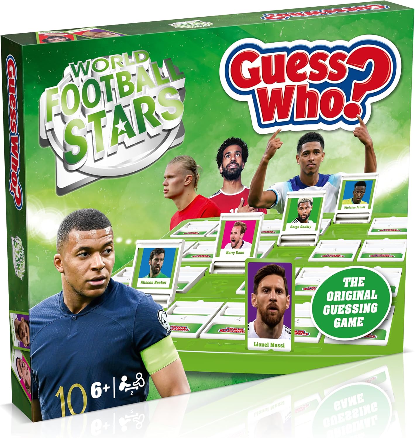 Detalle de Winning Moves World Football Stars Guess Who? board game (ages 6+)