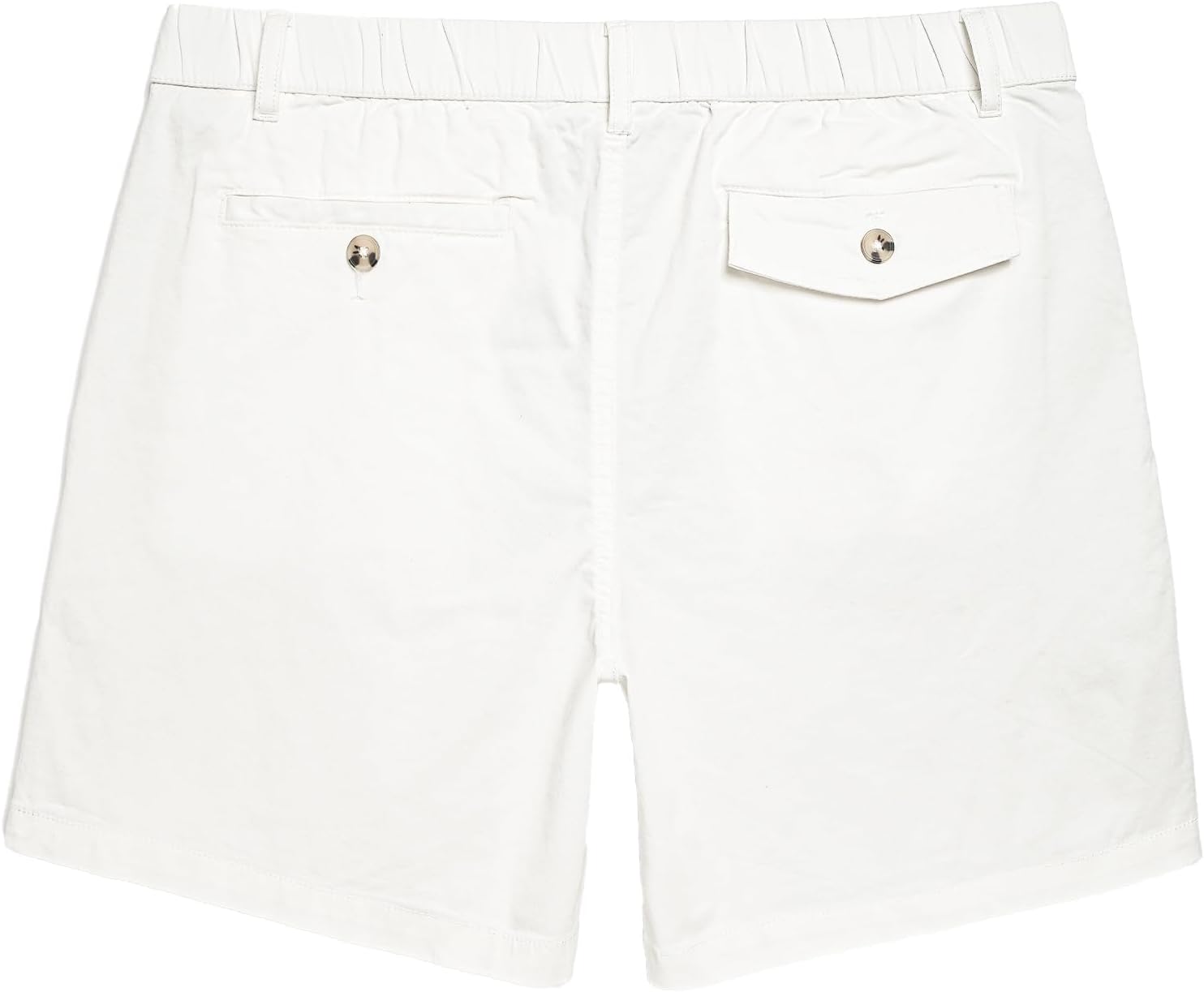 Detalle de Maamgic Men's Classic-fit 5.5" Cotton Casual Shorts with Elastic Waistband