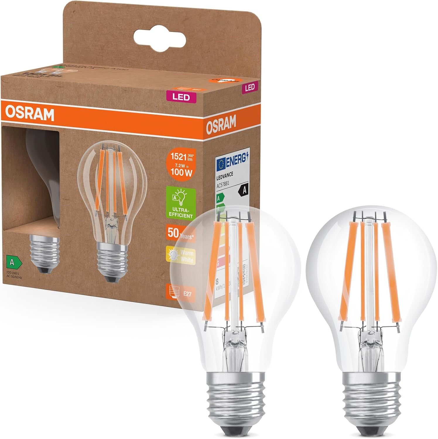 Thumbnail 6 de Osram LED LAMPS ENERGY CLASS A 7,2 W in A-Form
