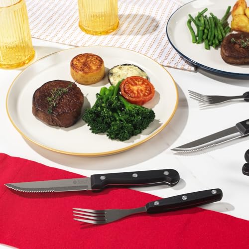 Detalle 2 de Russell Hobbs 24 couteaux à steak et fourchettes 🥩