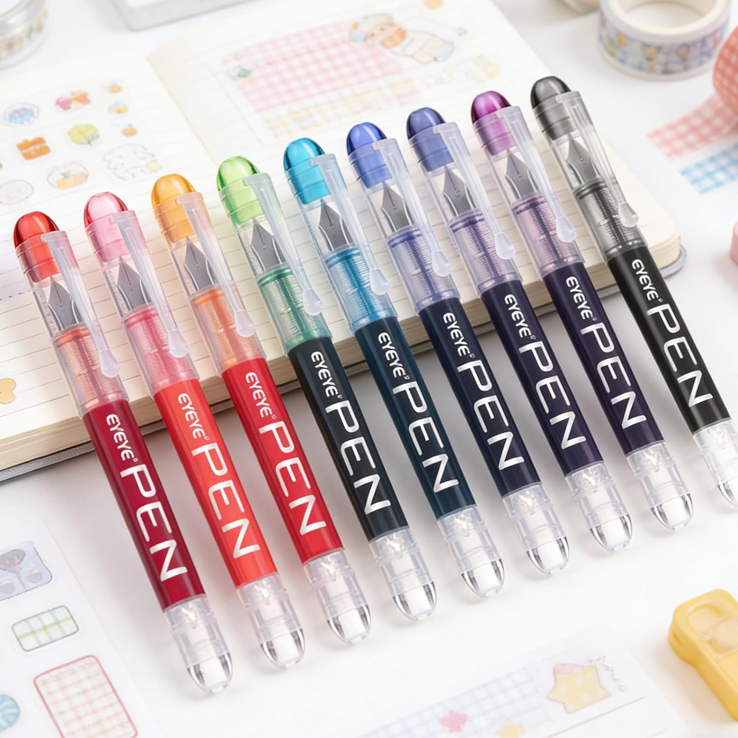 Thumbnail 2 de EYEYE Fountain Pens, 9-Pack