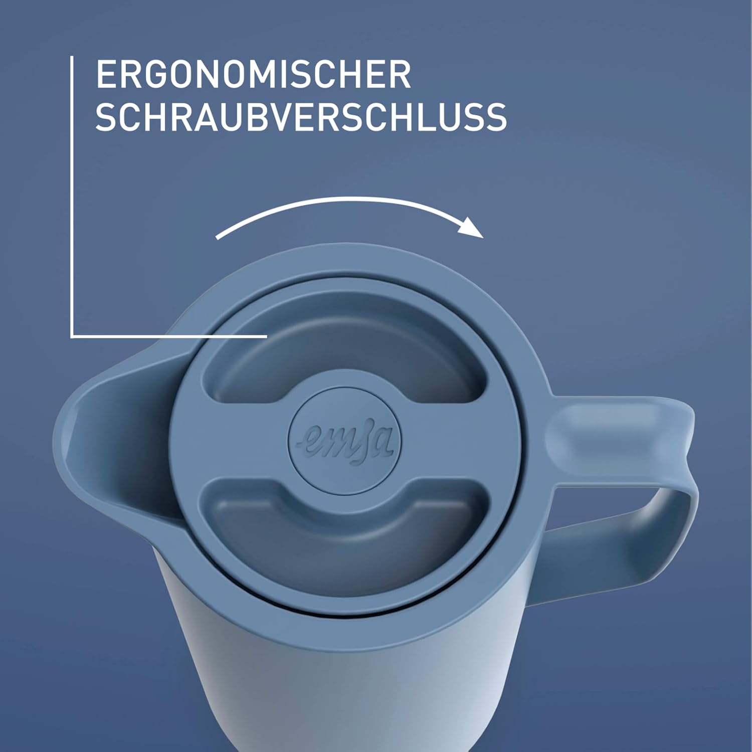 Thumbnail 4 de Emsa Motiva Isolierkanne 1l – Nordic Design, Quick-Press-Verschluss, Glasinnenseite, Made in Germany