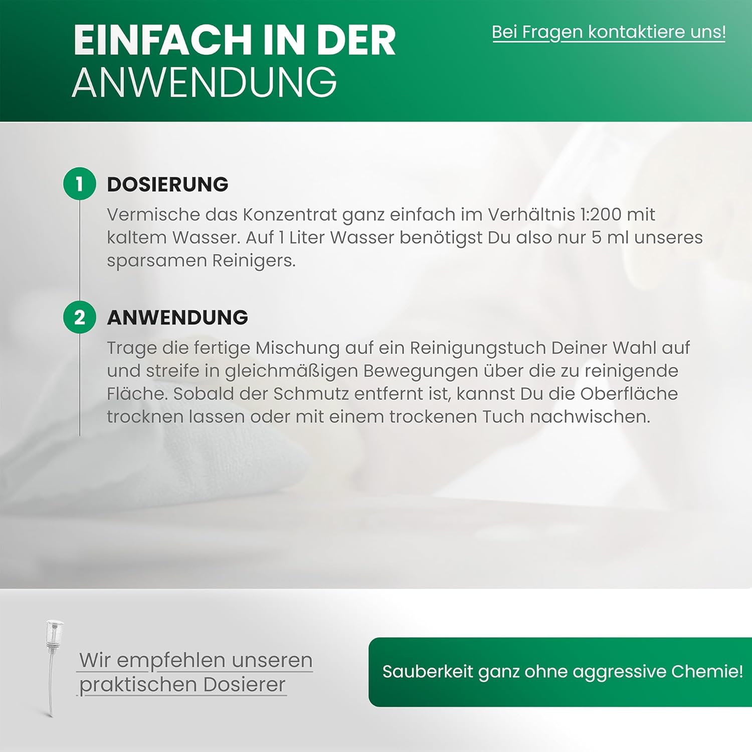 Detalle 2 de BiOHY Allzweckreiniger (1L) – Bodenreiniger Konzentrat für Parkett, Fliesen & Hartböden