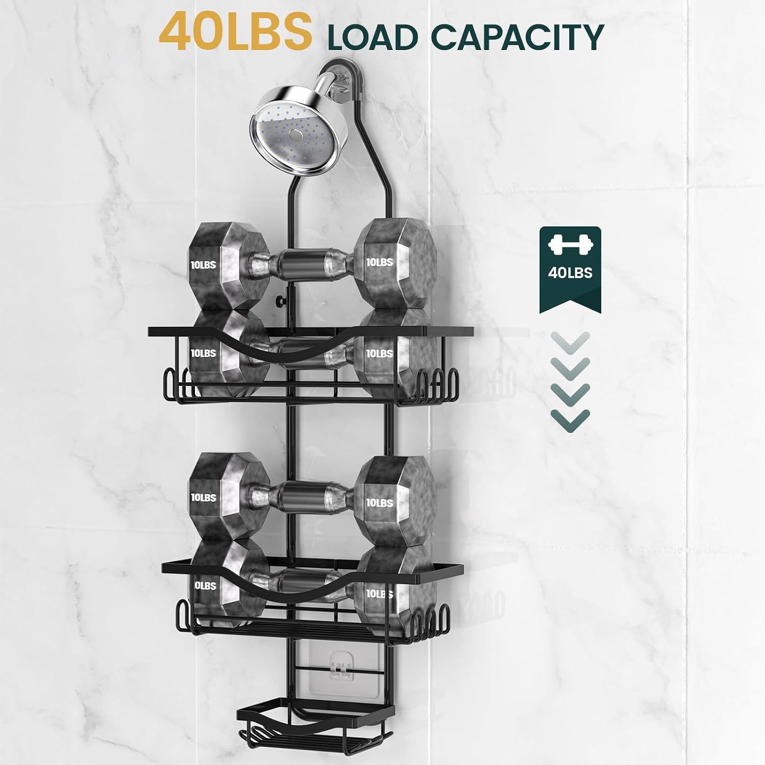 Thumbnail 4 de REINHARDT Shower Caddy, Extra Long