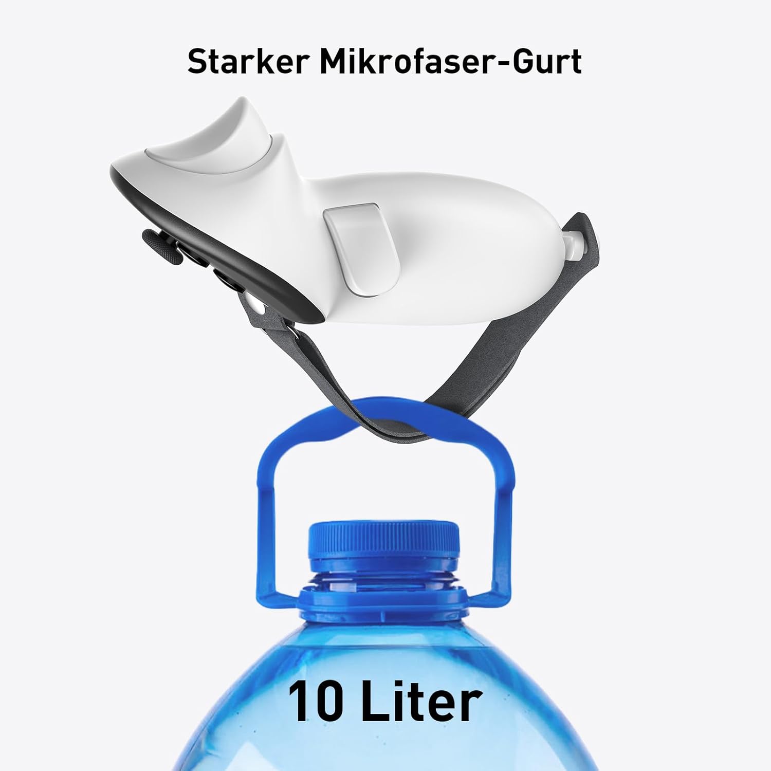 Thumbnail 6 de PRISMXR Controller-Griffe mit verstellbarer Mikrofaser-Handschlaufe für Meta Quest 3S/Quest 3 (kompatibel mit Carina D1/D1S)