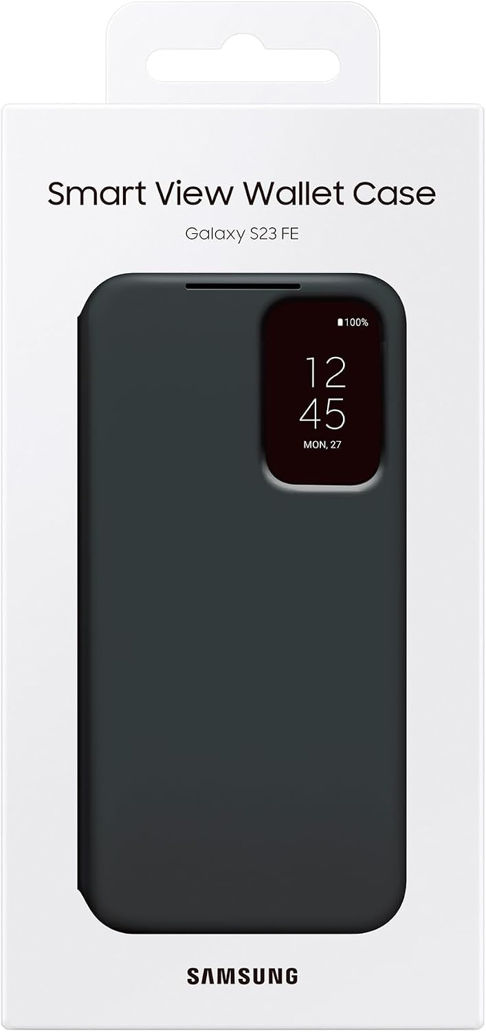 Detalle de Samsung Galaxy Official S23 FE Smart View Wallet Case, Black