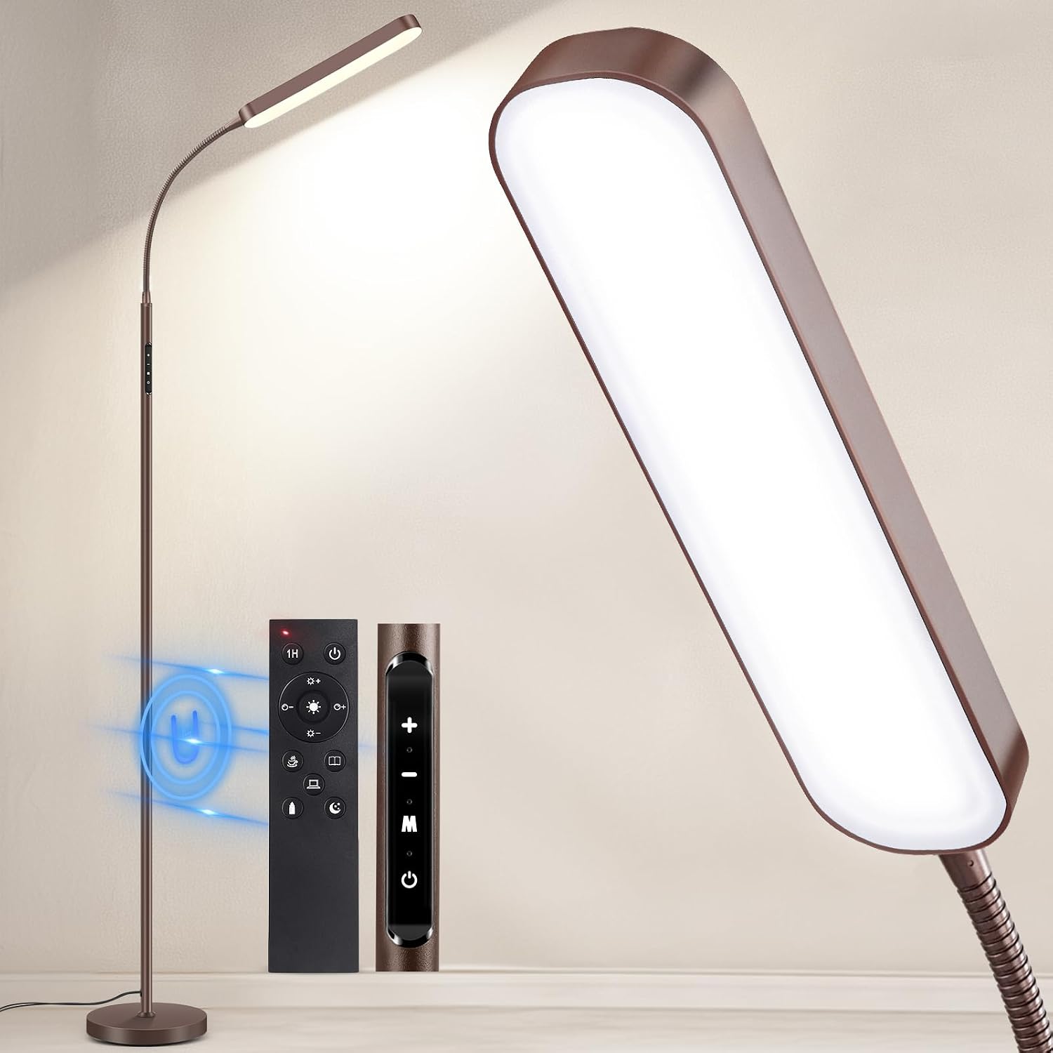 Detalle de OUTON LED floor lamp 15W 1500lm