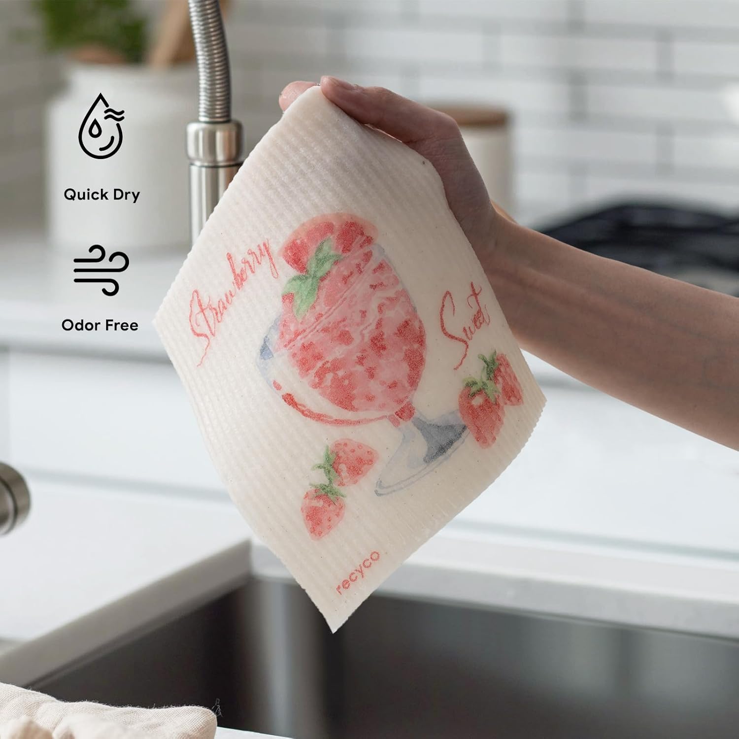 Thumbnail 5 de RECYCO Swedish Dishcloths 6-pack, 8" x 7" 🧽