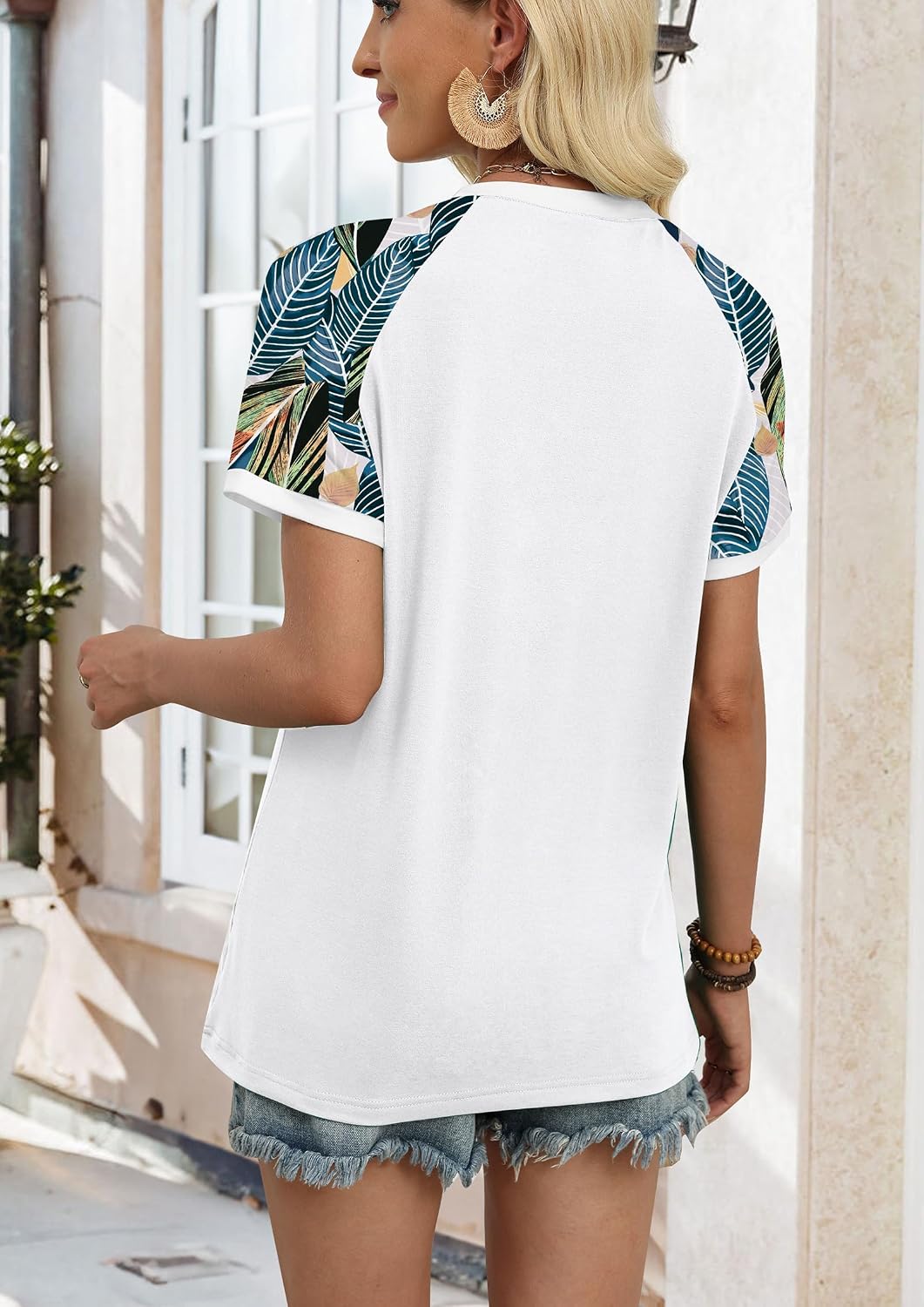 Thumbnail 4 de WIHOLL Women's Color Block Raglan Top