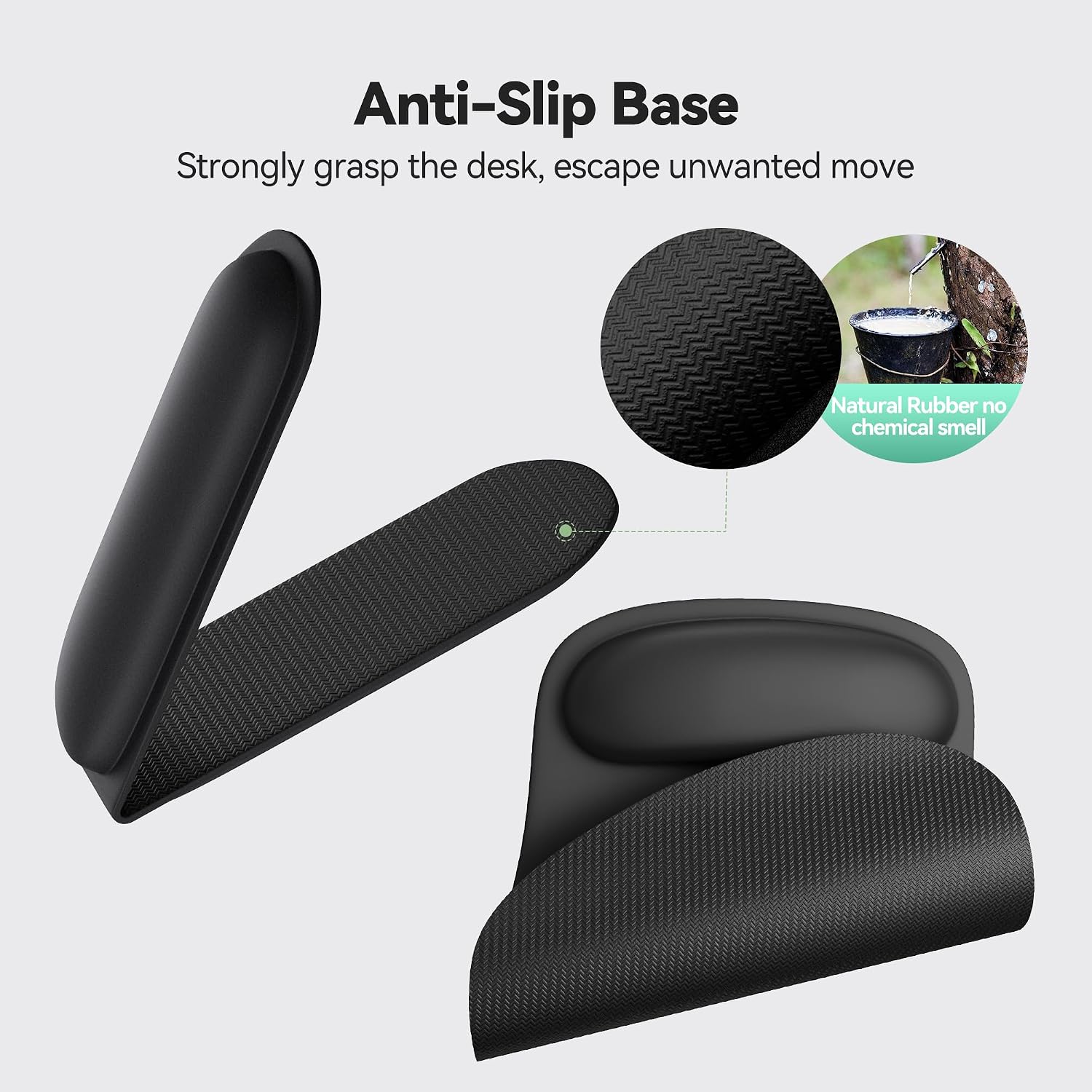 Thumbnail 4 de TECKNET Mouse Mat Wrist Support ergonomic mouse pad